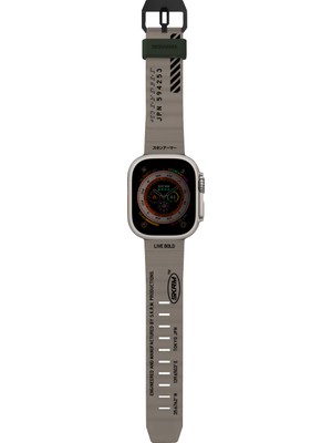 Skinarma Watch Akıllı Saat Kordonu 42MM Kordon Skinarma Shokku Strap Kayış Kahve