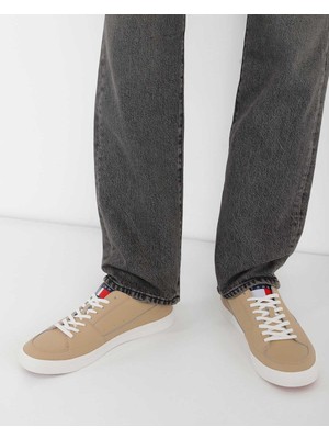 Tommy Hilfiger Erkek  Vulcanized Leather Sneaker EM0EM01341