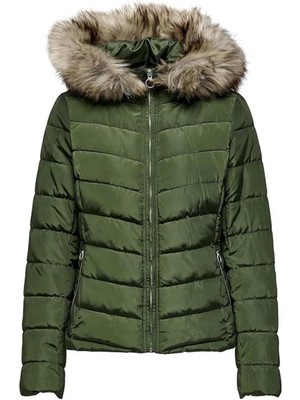 Only 15300254 Onlellan Quılted Hood Jacket Lıfe cc Otw