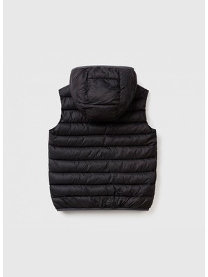 Benetton Siyah Erkek Çocuk Yelek 2TWDCJ007
