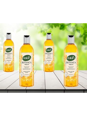 Dalan Botanica Frezya Duş Jeli 500 ml x 4 Adet Ferahlatıcı Etki ile Doğal Koku