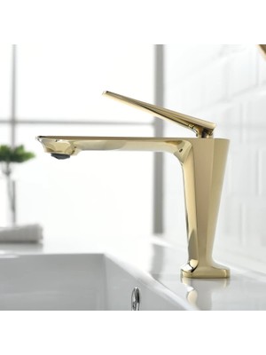 Banyo Lavabo Bataryası Gold Tasarım Yeni 5 Yıl Garantili.