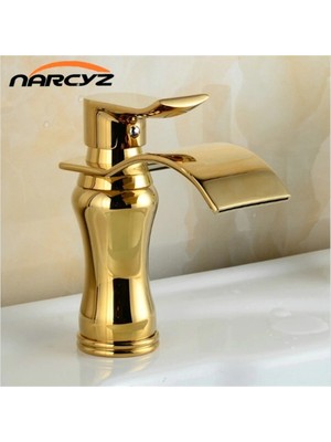 Banyo Lavabo Bataryası Altın Dore Yeni  Şelale 5 Yıl Garanti