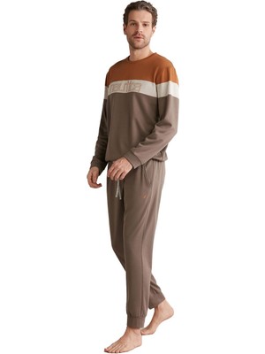 Nautica Erkek Comfort Mood Uzun Kollu Vizon Pijama Takımı