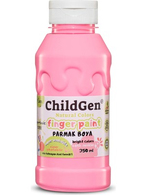 Childgen Süper Yıkanabilir Parmak Boya 350ML - Pembe