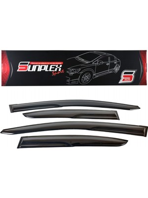 Sunplex Sp-S-47 Volkswagen Polo 2010-2017 Sport Style Cam Rüzgarlığı 4 Lü