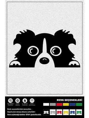 Ecce Bagajdan Bakan Köpek Stıcker 20 x 10 cm