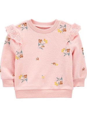 Oshkosh Kız Bebek Sweatshirt Desenli