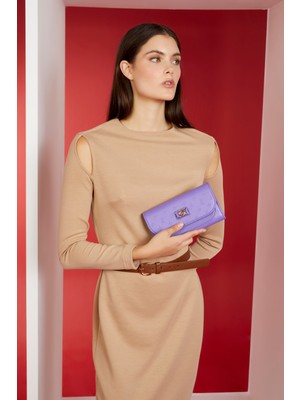 Pierre Cardin Kadın Eflatun Floater Cüzdan 06PO23K1417-F Efl