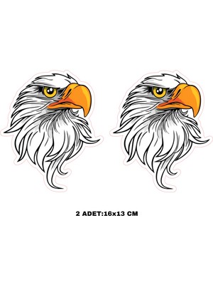 Fatih Sticker Kartal Motorsiklet Araba Sticker Çıkartma