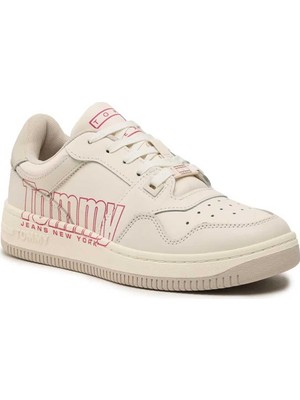 Tommy Hilfiger Kadın  Retro Basket Cupsole Sneaker EN0EN02264