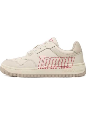 Tommy Hilfiger Kadın  Retro Basket Cupsole Sneaker EN0EN02264