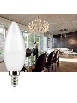 Cata CT-4079 7W 220V E14 Duylu LED Buji Ampul Beyaz Işık
