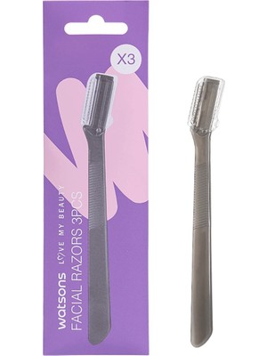 Watsons 3 Adet Yüz Usturası Kolay Kullanım ve Temizlik Özelliği ile Etkili Tüy Dökme Aracı