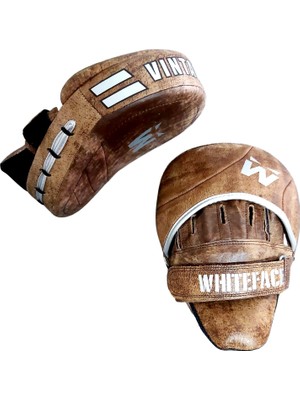 Whiteface Vıntage Deri Eğri Lapa Ellik (Kahverengi)