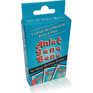 Alay Toys Anlat Sana Bana Kelime Oyunu Birbirinden Zor 4 Farklı Seri - Anlat Bakalım - Anlat Lütfen
