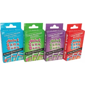 Alay Toys Anlat Sana Bana Kelime Oyunu 4 Seri - Anlat Bakalım - Anlat Lütfen