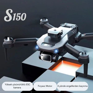 S150 Drone Çift Kameralı 1080P Hd 5g Wı-Fı Engelden Kaçınma Hareketli Kamera