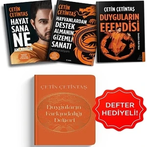 Çetin Çetintaş Kitap Seti Defter Hediyeli (3 Kitap)