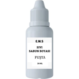 Fuşya Sıvı Sabun Boyası Sabun Bazı Boyası 20 ml 1.kalite.
