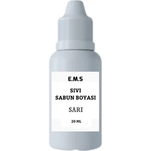 Sarı Sıvı Sabun Boyası Sabun Bazı Boyası 20 ml 1.kalite.