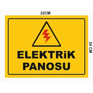 Zafrak Reklam Elektrik Panosu Levhası