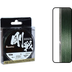 Gosen W8 Casting Pe 8 Örgü Spin Ip Misina 150MT Yeşil