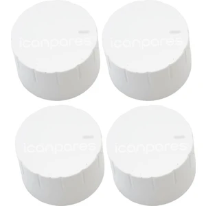 Arçelik Uyumlu Sto 911 E Set Üstü Ocak Düğmesi Beyaz