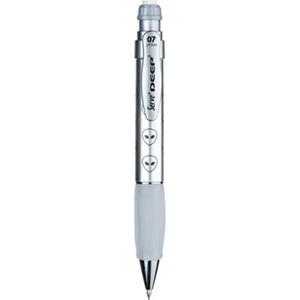 Deep Mekanik Kurşun Kalem 0.7 mm Metalik Desenli Gri