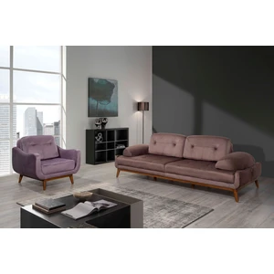 Perla Sofa Nelson Koltuk Takımı Babyface Kahve