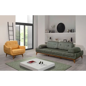Perla Sofa Nelson Koltuk Takımı Bora Yeşil