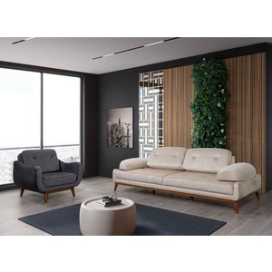 Perla Sofa Nelson Koltuk Takımı Babyface Krem