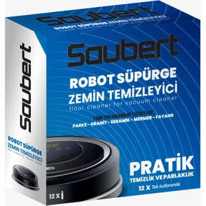 Robot Süpürge Deterjanı 12 li
