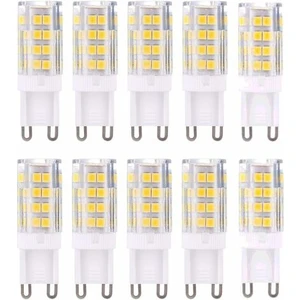 G9 LED Ampuller, Sıcak Beyaz 3000K 5W G9 LED Ampul, 40W 380 Lümen Halojen Ampullere Eşdeğerdir; Kısılamaz, 10'lu Set [enerji Sınıfı A+] |uhoh (Yurt Dışından)