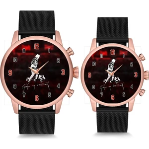 Çift Saatleri Sevgili Saati Gazi Mustafa Kemal Atatürk Çift Kol Saati