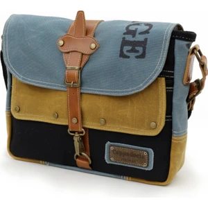 Cappadocia Vintage 4046 Olympos Omuz Postacı Okul Evrak Limon Küfü Hardal Suya Dayanıklı Mumlu Kanvas Notebook Laptop Çantası