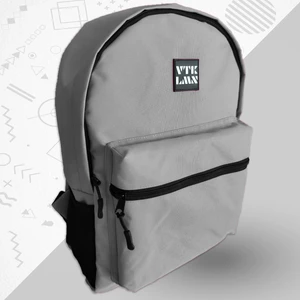 Unisex Gri  Su Geçirmez Okul ve Sırt Çantası