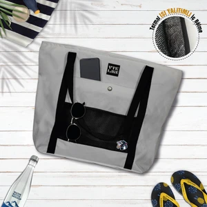 Isı Yalıtımlı Termal Gri Plaj Çantası