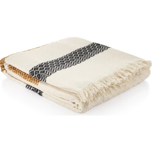 Home Wave Çift Kişilik Pike 200X230 -1 Parça-Ekru/hardal
