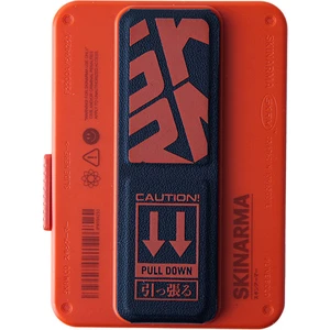 Standlı Pu Deri Kartlık Skinarma Spunk Serisi Standlı Kimlik&ehliyet&kredi Kartı Kartlığı Turuncu