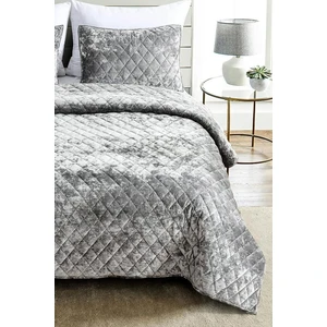 Evlen Home Collection Kapitone Kadife Yatak Örtüsü Seti Tek Kişilik Supersoft 2 Parça Yumuşak Elyaf Dolgulu Çeyizlik