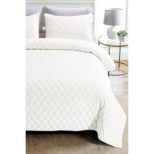Evlen Home Collection Kapitone Kadife Yatak Örtüsü Seti Tek Kişilik Supersoft 2 Parça Yumuşak Elyaf Dolgulu Çeyizlik