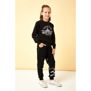 Expedition Erkek Çocuk Sweatshirt Siyah Grafik Desenli Rahat Kullanım İçin