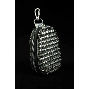 Gümüş Baget Füme Anahtar Çantası