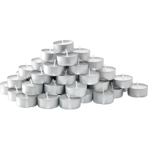 IKEA Glımma Tealight Mum, Beyaz, 4 Saat, 50 Adet