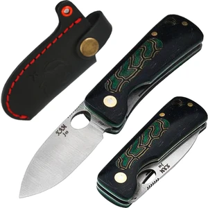 Kam Knife El Yapımı  Günlük Çakı - Outokumpu 4116 Çelik - J10 4116 Siyah G-Mıcarta