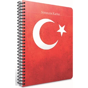 Sonsuza Kadar Spiralli LxCarton Kapak A4 80 Yaprak Çizgili Defter