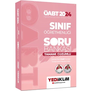 Yediiklim Yayınları 2024 ÖABT Sınıf Öğretmenliği Tamamı Çözümlü Soru Bankası