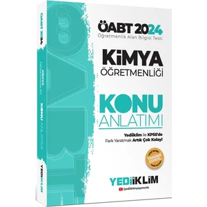 Yediiklim Yayınları 2024 ÖABT Kimya Öğretmenliği Konu Anlatımı