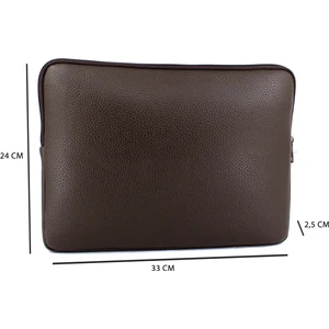 Derise Club Kahverengi Küçük Boy MacBook 13” 13,3 iPad Air 5 ve Notebook Tablet Kılıfı